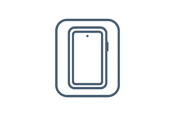 generate a tab icon that simplistic and clean for my phone case shop